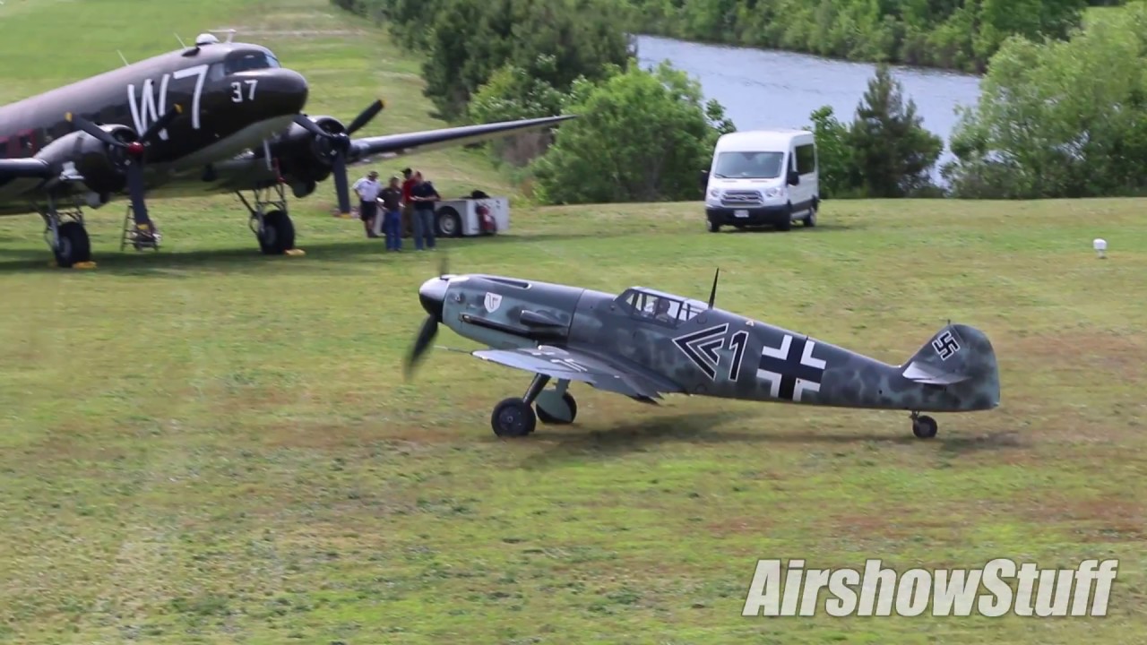 WWII Fighters - Grass Runway Operations!