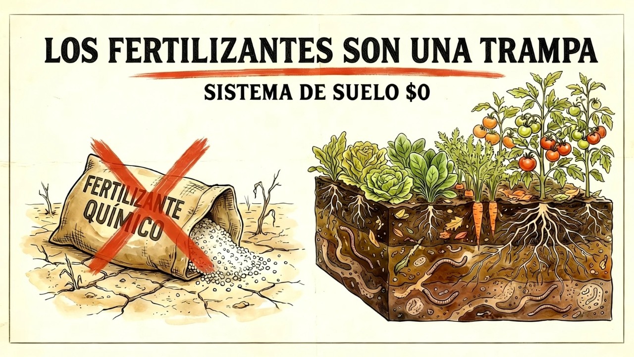 Deja de comprar fertilizante: el sistema de suelo de cero dólares que se alimenta solo