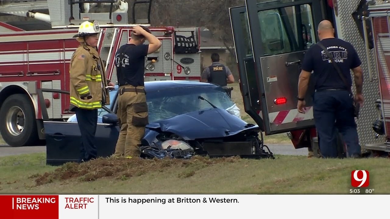 1 Dead After Crash Involving Fire Truck In NW OKC