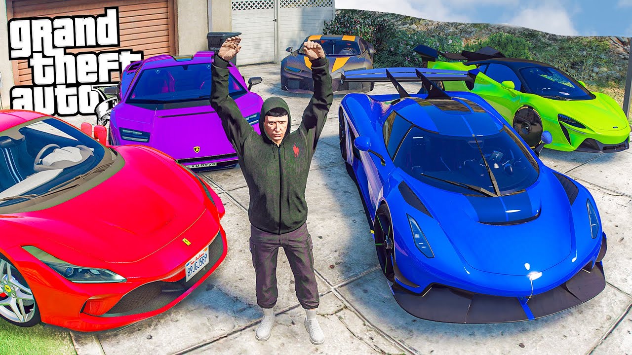 Rubo le SUPERCARS dei MULTI-MILIARDARI su GTA 5!