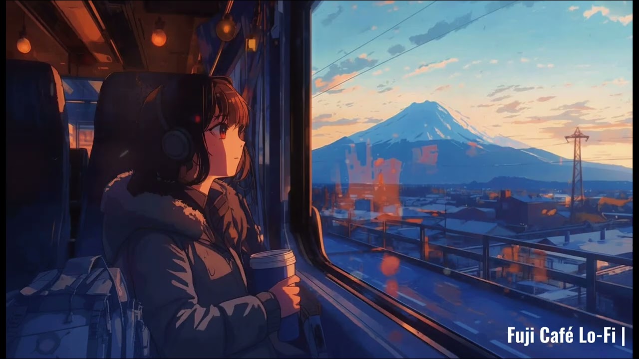 Sunset Vibe - Relaxing Lo-Fi Beats to Study & Chill | Background Music | Fuji Café Lo-Fi 