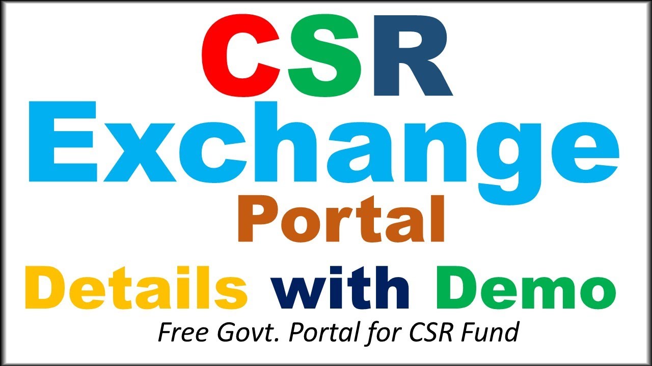 #CSR Exchange Portal II Get Registered || Get CSR FUND from Companies || Hindi || All details...