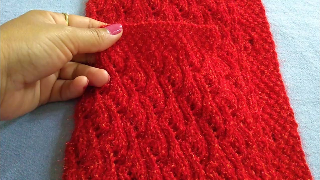 Knitting Front Pocket For Cardigan / Jacket