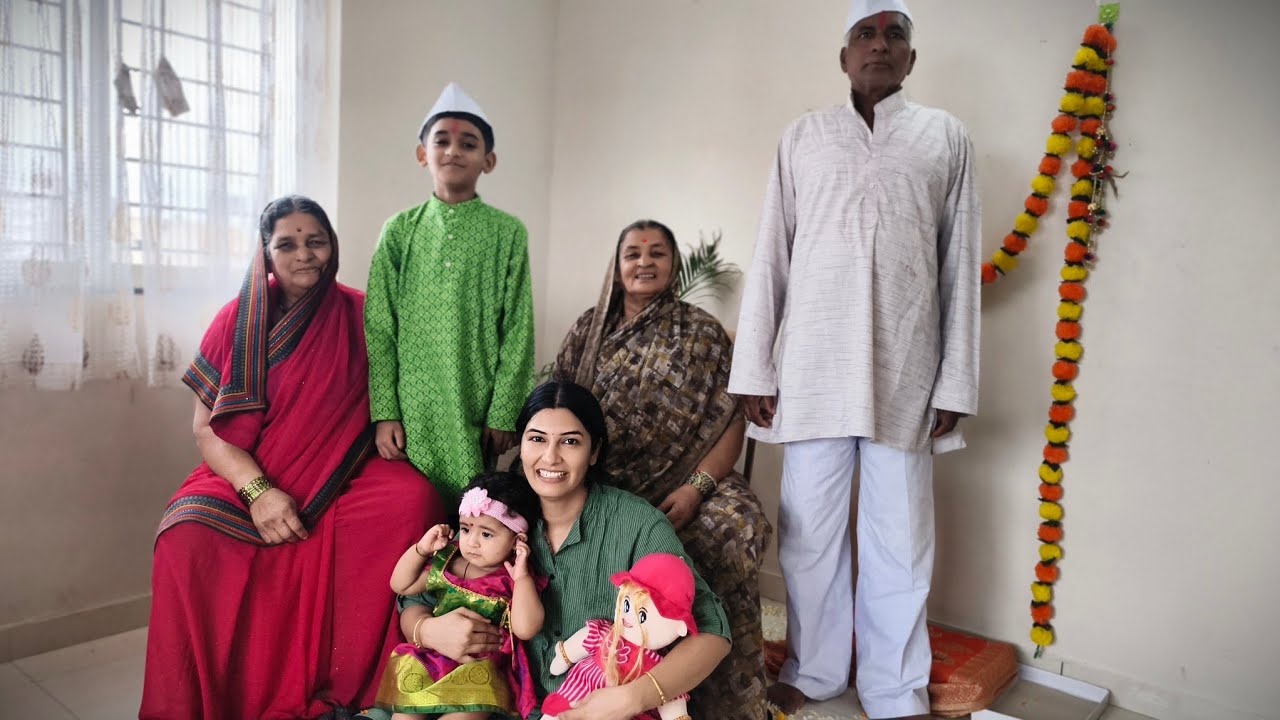 आजी आजोबा सोबत अशी साजरी केली श्री आणि परिची पहिली राखी पौर्णिमा 💁 @Varshachoudhari 