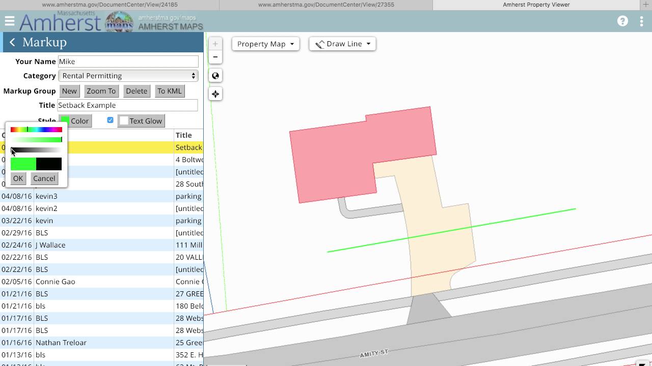Show the Setback Distance on your Parking Plan