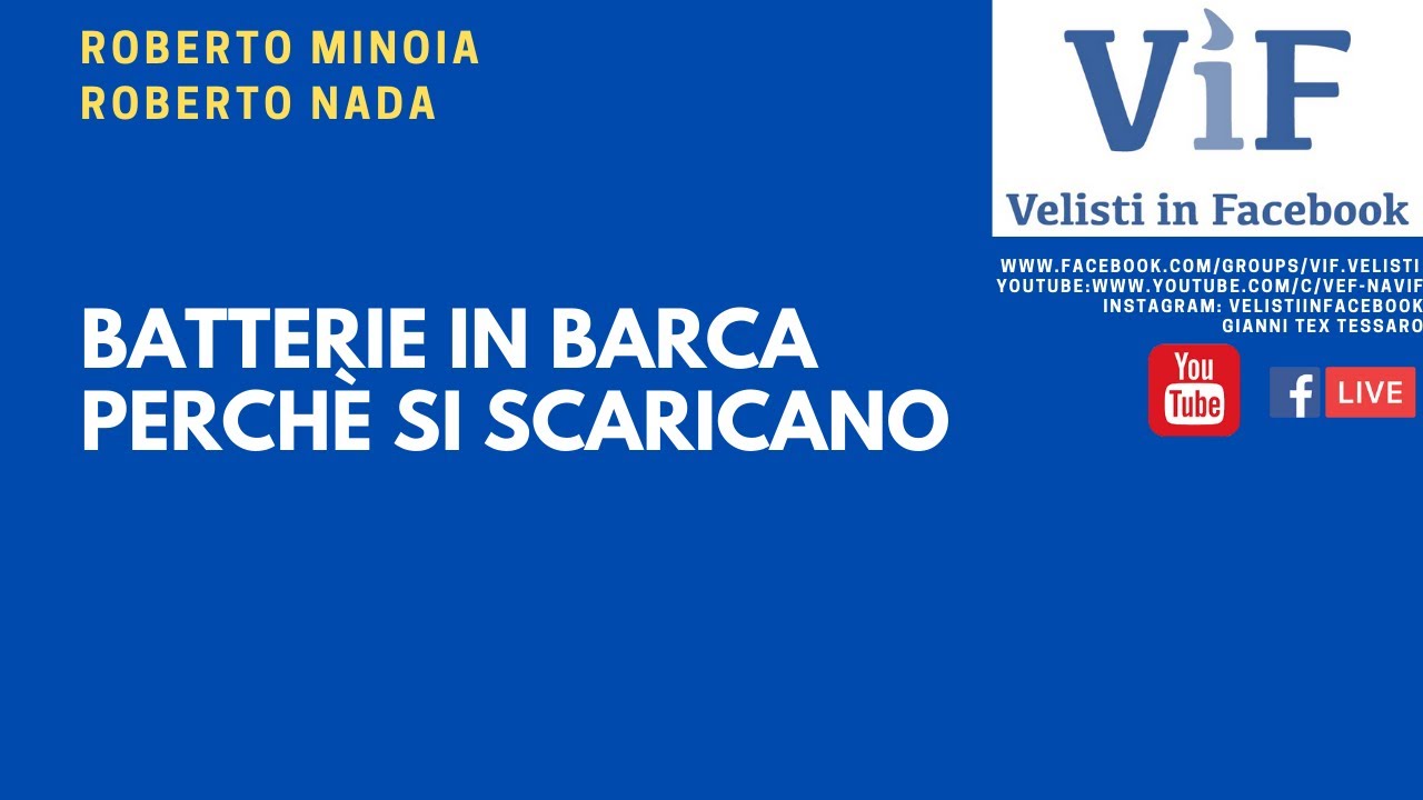 Batterie in Barca: Perchè si scaricano