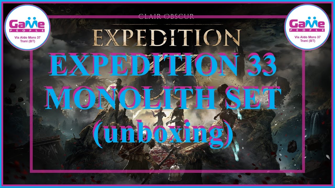 Clair Obscur Expedition 33 Monolith Set (unboxing)