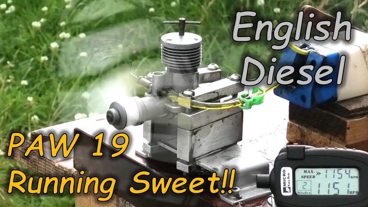 PAW 19 Diesel Engine - Running Well!