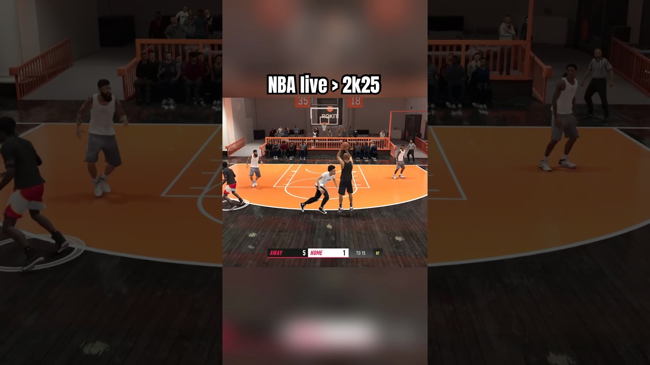 NBA live better than 2k25 😂🔥 #nbalive19 #2kcommunity #shorts