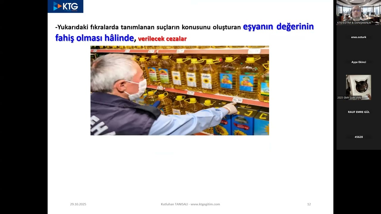 5607 Kaçakçılıkla Mücadele Kanunu Etüt Dersi