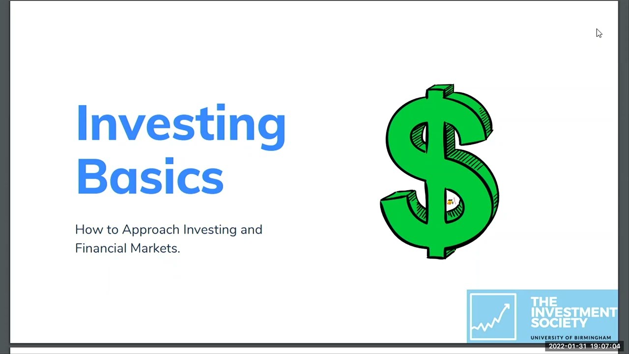 Investing 101: Investing Basics