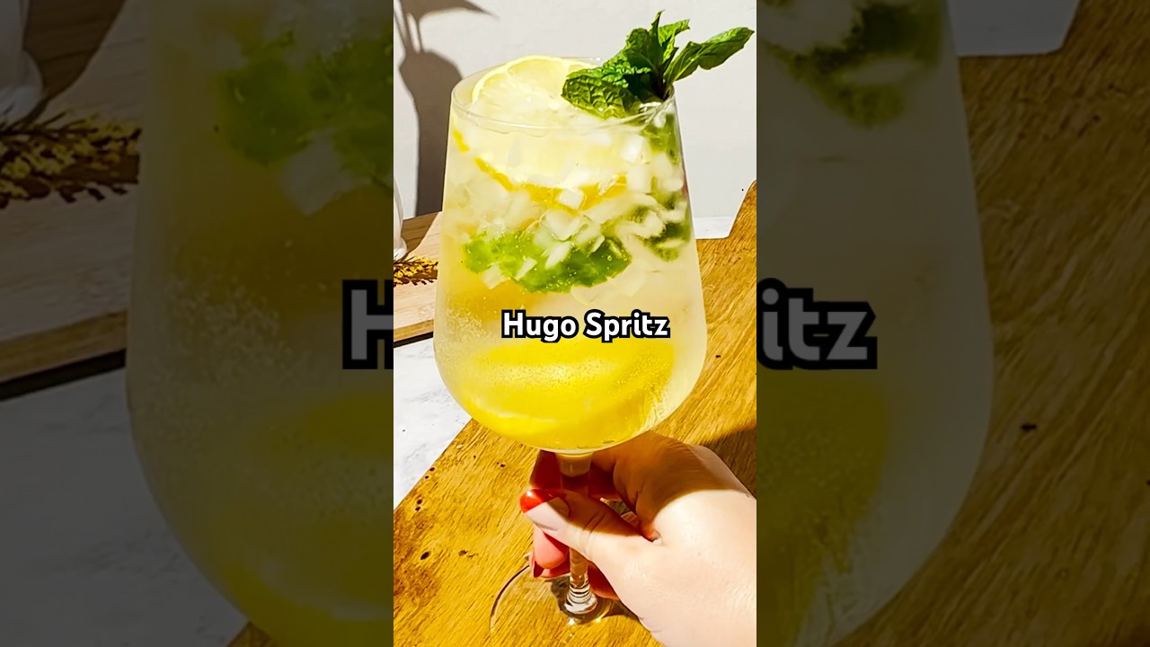 Italian Hugo Spritz Cocktail Recipe