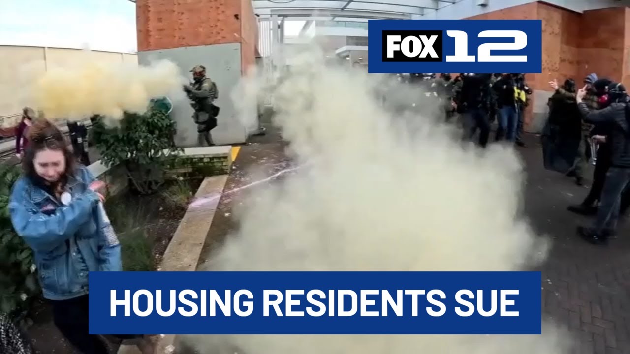 Affordable housing residents near Portland ICE building to ask judge to limit feds’ use of tear g...