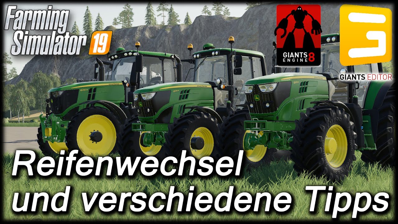 LS19 Modding #35 Reifen hinzufügen, andere Marke, allgemeine Tipps zu Reifen usw.