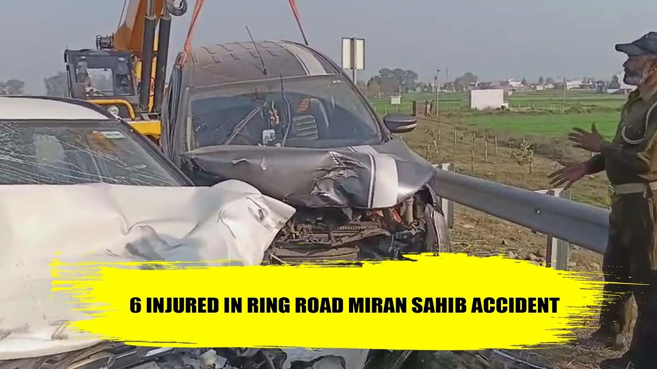 6 Injured in Major Road Accident at Ring Road Miran Sahib, Referred to GMC Jammu