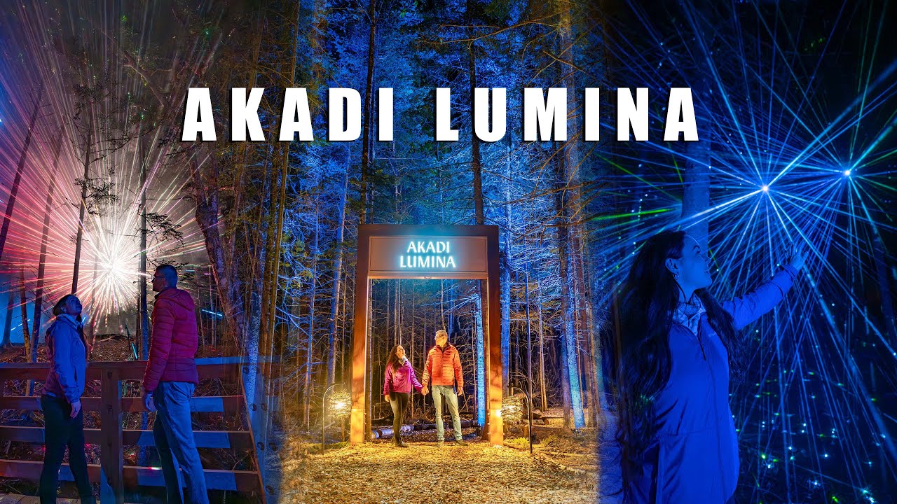 A MUST EXPERIENCE IN NEW BRUNSWICK | Akadi Lumina | Enchanting night time light show in Bouctouche