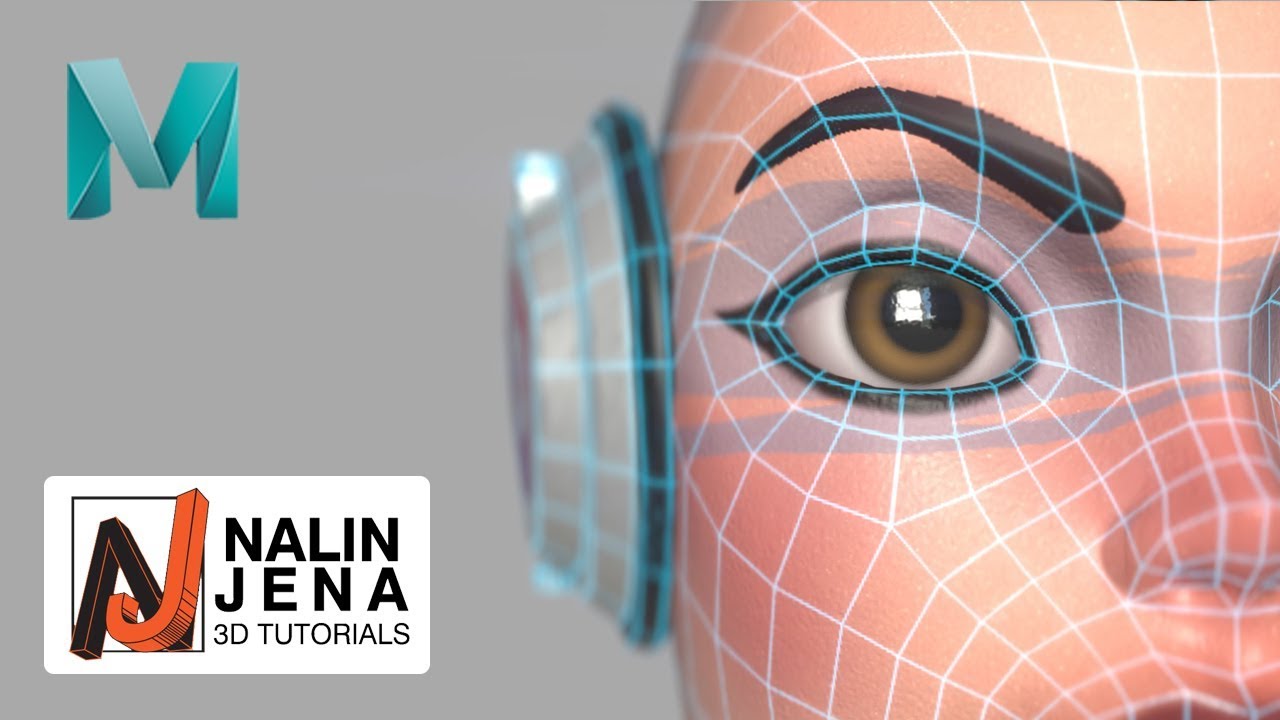 Head Retopology in Maya Using Quad Draw Tool -  Part 01