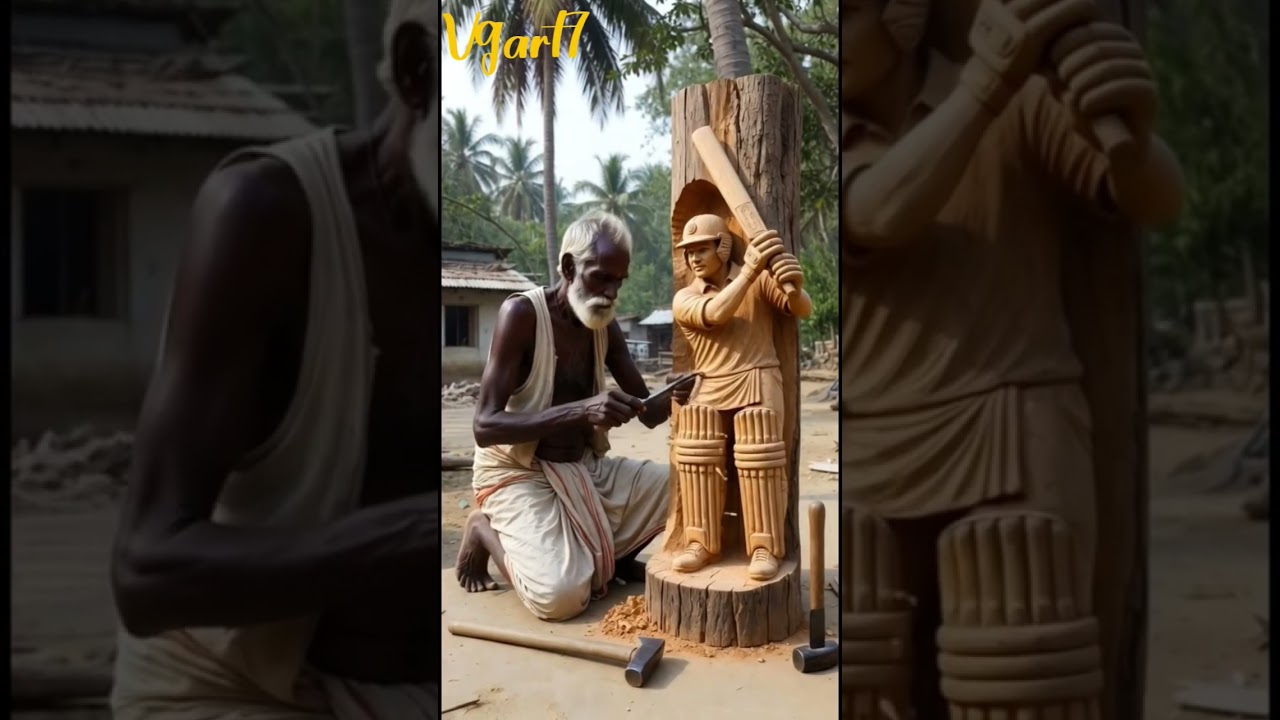 Sachin Tendulkar | सचिन तेंदुलकर Legendary cricketer wood art 