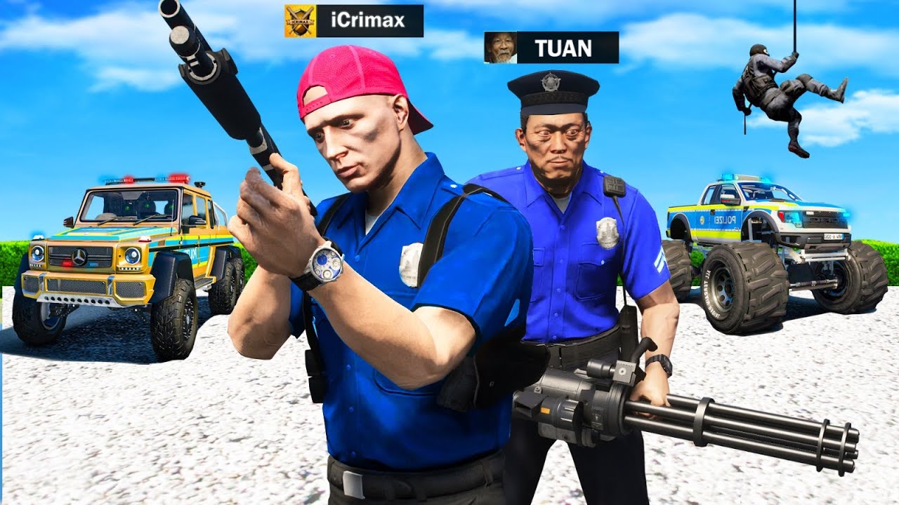 ICRIMAX & TUAN werden POLIZISTEN in GTA 5 RP!