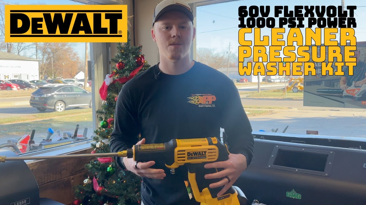 DeWalt - DCPW1000X1 - 60V FLEXVOLT 1000 PSI Power Cleaner Pressure Washer Kit