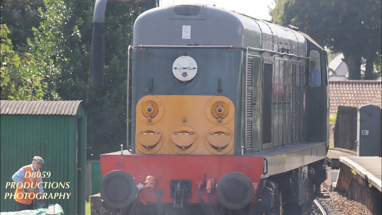 Steam Ban in full force on The Watercress Line as D8059 takes over the Standard Service! 12/08/2025