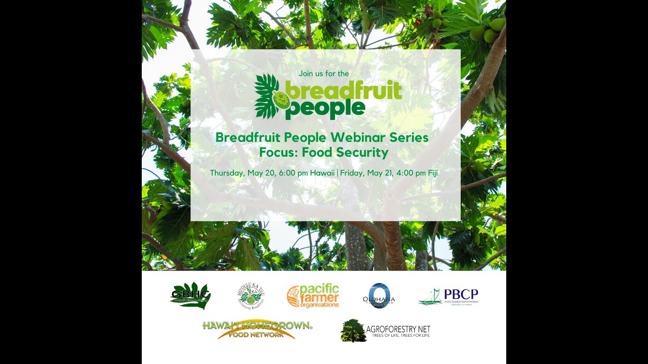 Breadfruit People Webinar 3 - Food Security