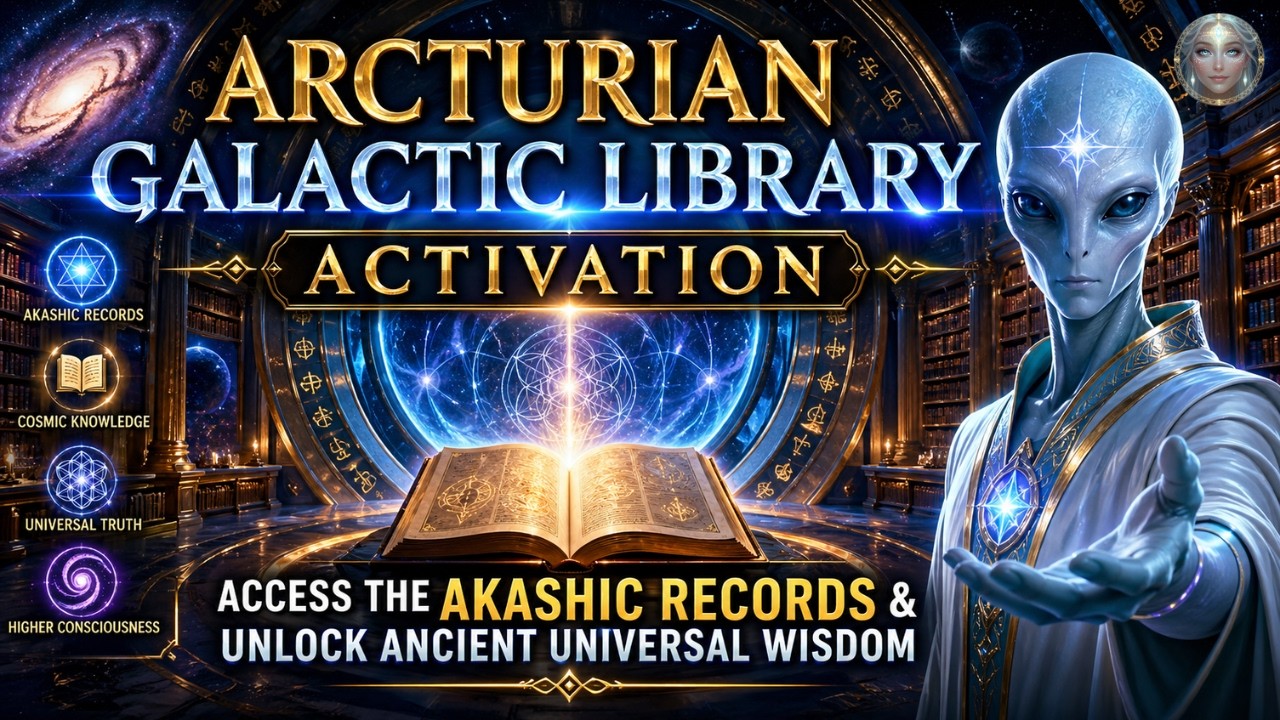 Arcturian Galactic Library Activation | Access the Akashic Records & Unlock Ancient Universal Wisdom