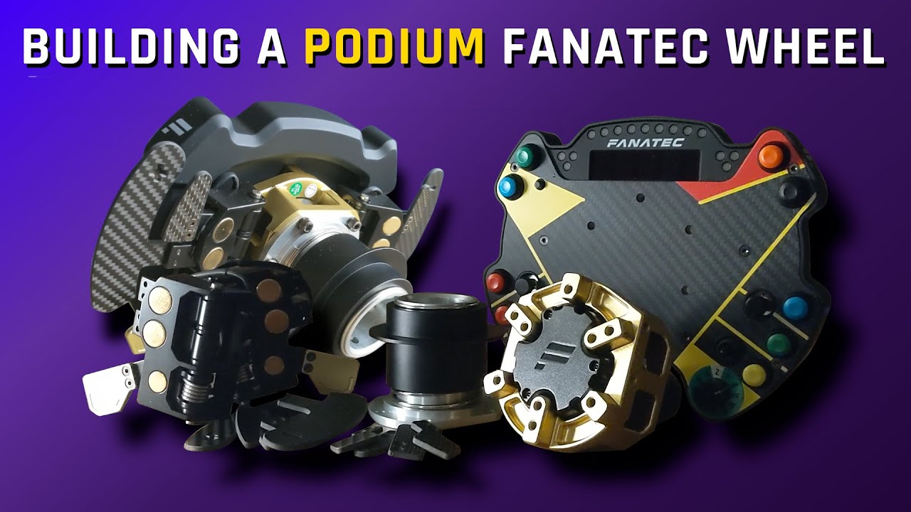 Building a Podium Wheel - Fanatec Podium Hub, Advanced Paddle Module and Button Module Endurance