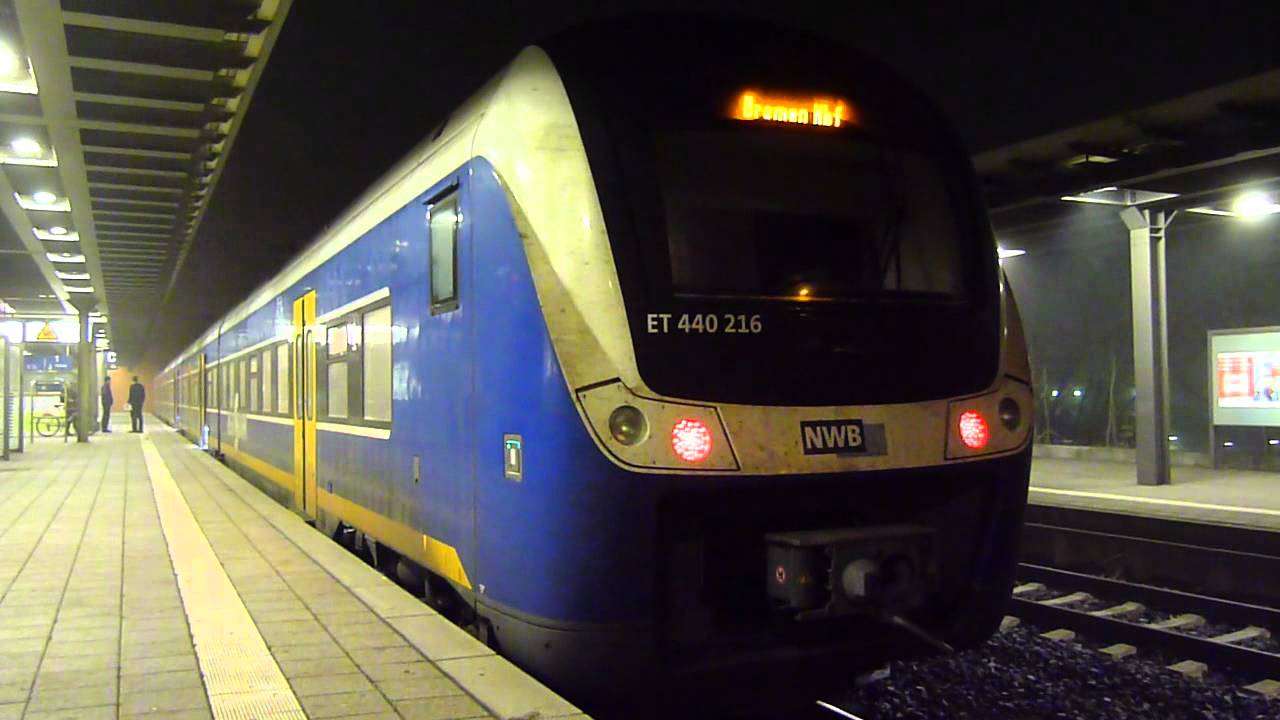 NWB Regio S-Bahn macht Kopf in Delmenhorst