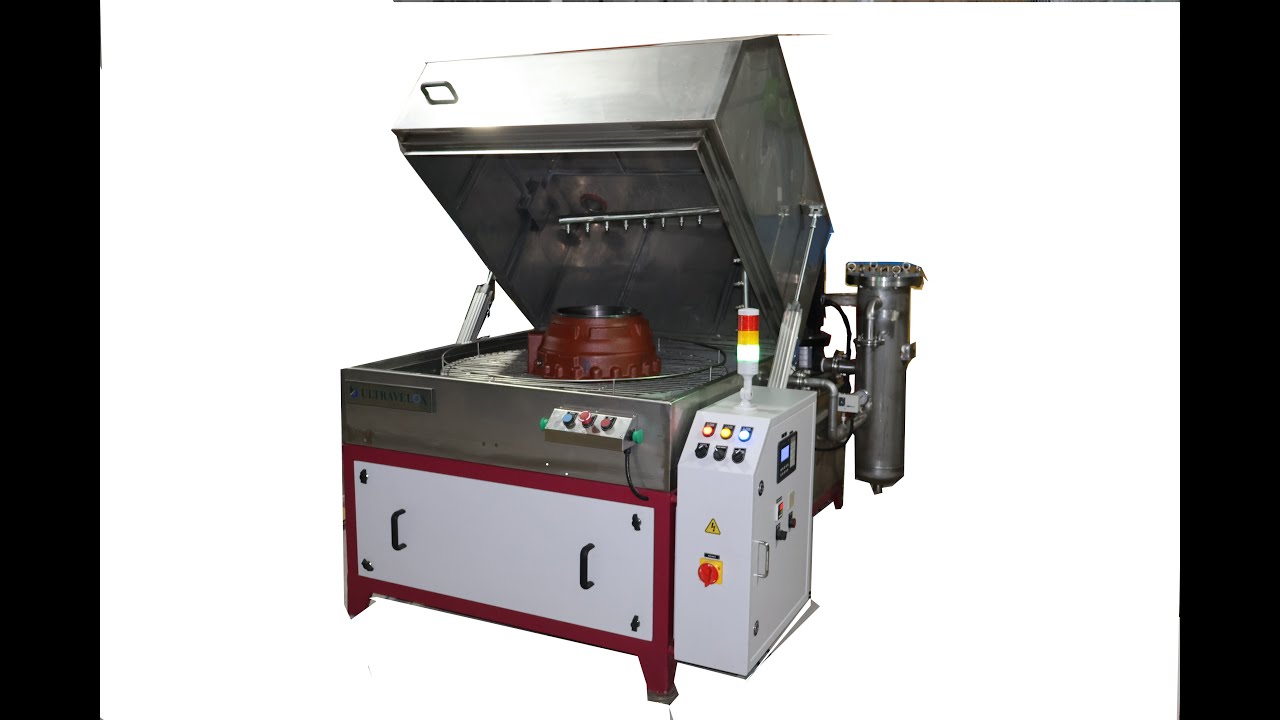 Ultravleox Rotary Spray Parts Washer | Powerful Degreasing & Cleaning Machine
