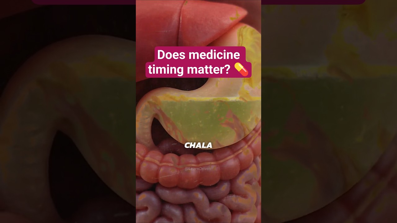 Does medicine timing matter? 💊