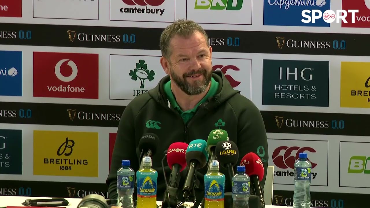 Press Conference | Andy Farrell on James Ryan Injury & Triple Crown Push Ahead of Scotland Test