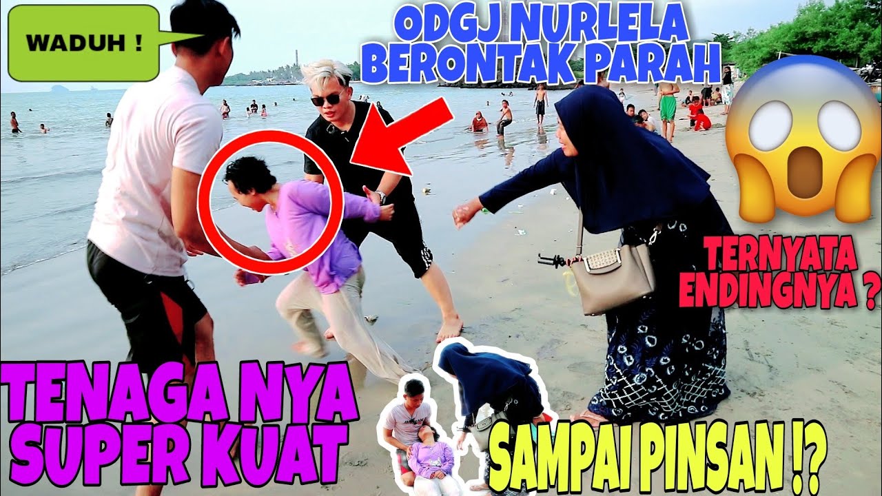 GAWAT‼️ Nurlela Berontak Parah saat Terapi Air laut Team relawan sampai kelelahan & Bingung 😬😢
