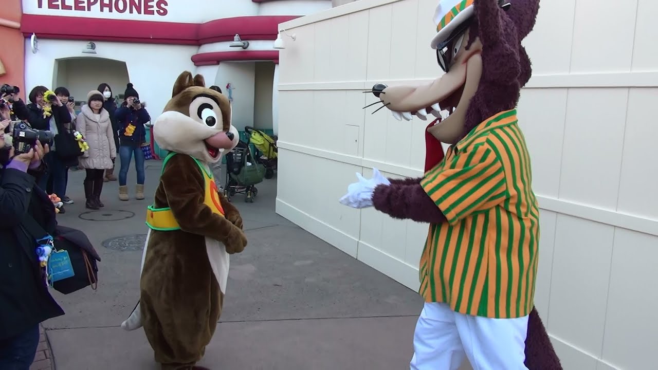 【TDL】チップVSバッドウルフ、デールVSバッドウルフ【トゥーンタウン】