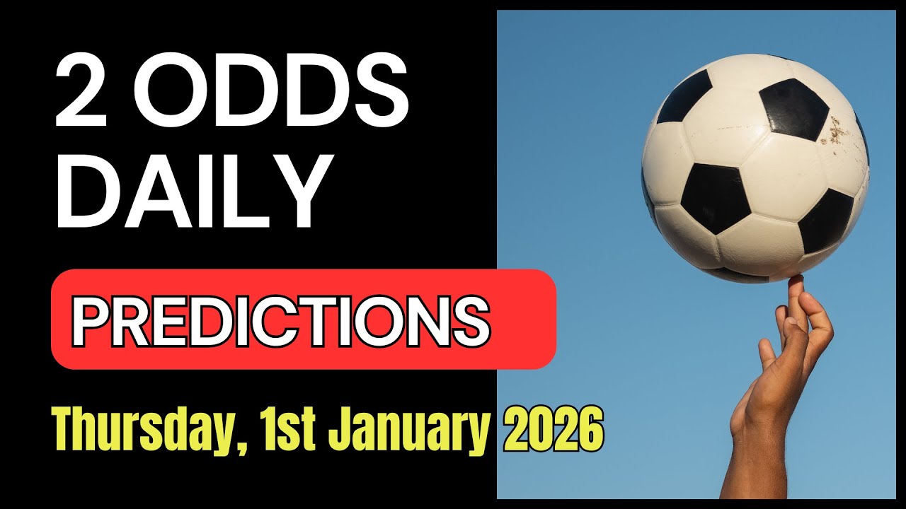 2 ODDS Daily Predictions | Rollover Football Betting Tips | 1st January 2026