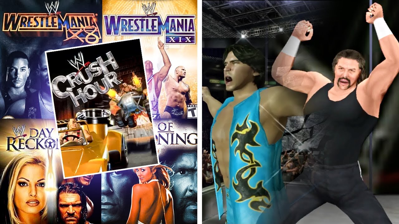 Я сыграл во ВСЕ игры WWE на GameCube в ОДНОМ видео!