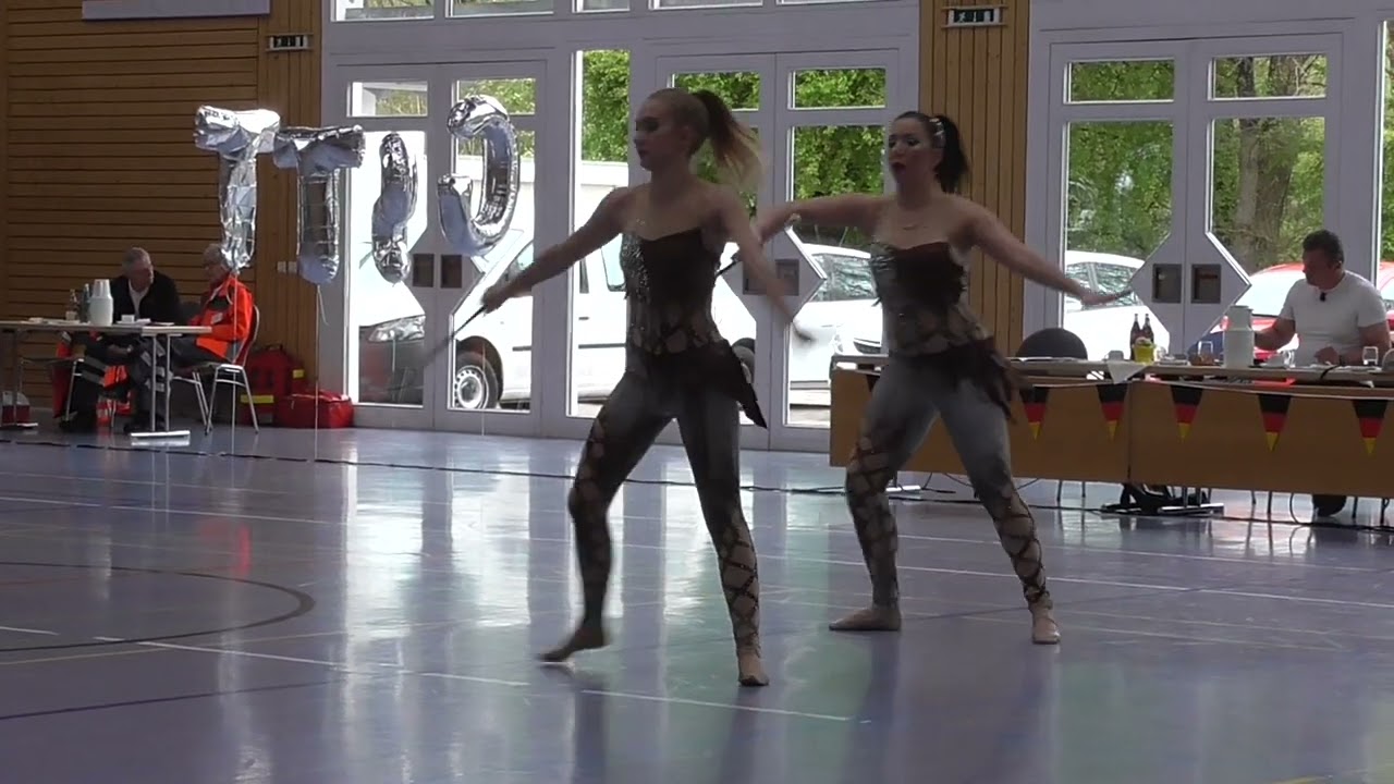 TWIRLING GERMANY Deutsche Meisterschaft Ann-Kristin Hildenhagen Sarah Groß 2017 Duo Senior