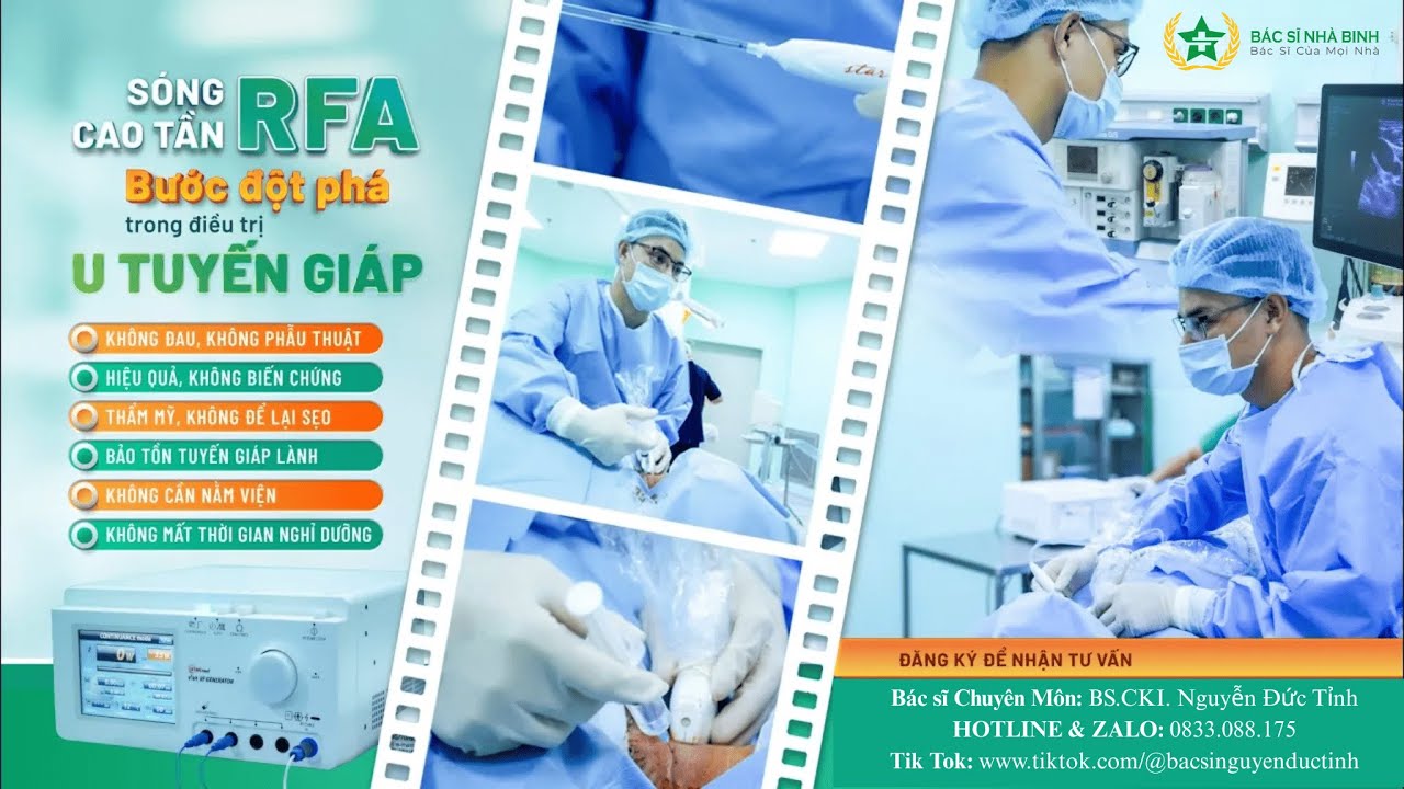 Phỏng vấn VTV9 BS.CKI Nguyễn Đức Tỉnh về điều trị u, ung thư tuyến giáp bằng sóng cao tần