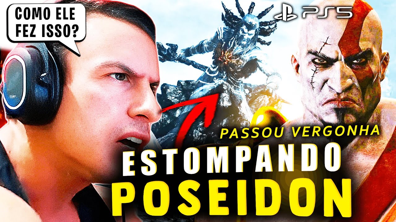 SUPER XANDÃO JOGANDO - KRATOS VS POSEIDON (PS5) GOD OF WAR 3 REMASTERED