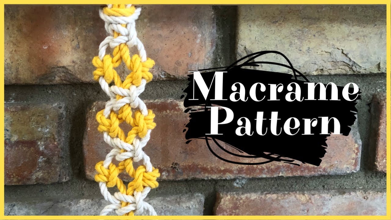 DIY Macrame Tutorial: Sinnet Design