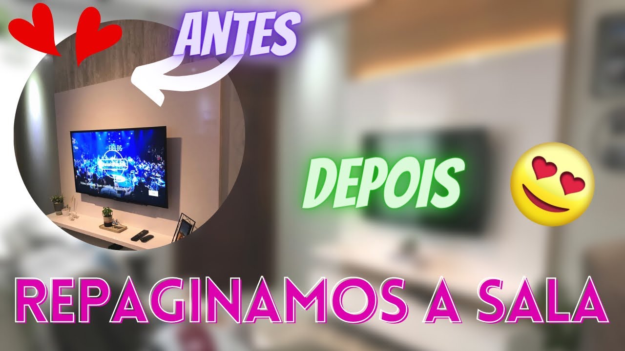 COMO REPAGINAR O PAINEL DE TV GASTANDO POUCO | DIY | VINIL ADESIVO