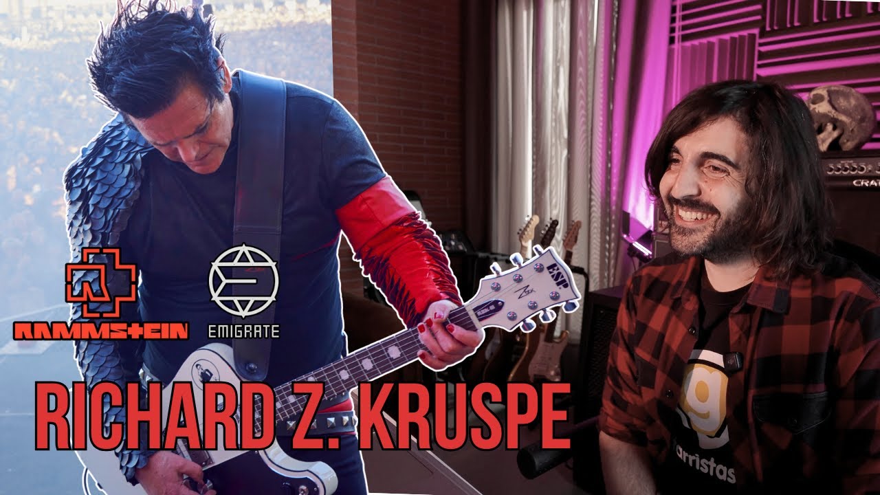 RICHARD Z. KRUSPE de RAMMSTEIN/EMIGRATE sobre su nueva guitarra ESP