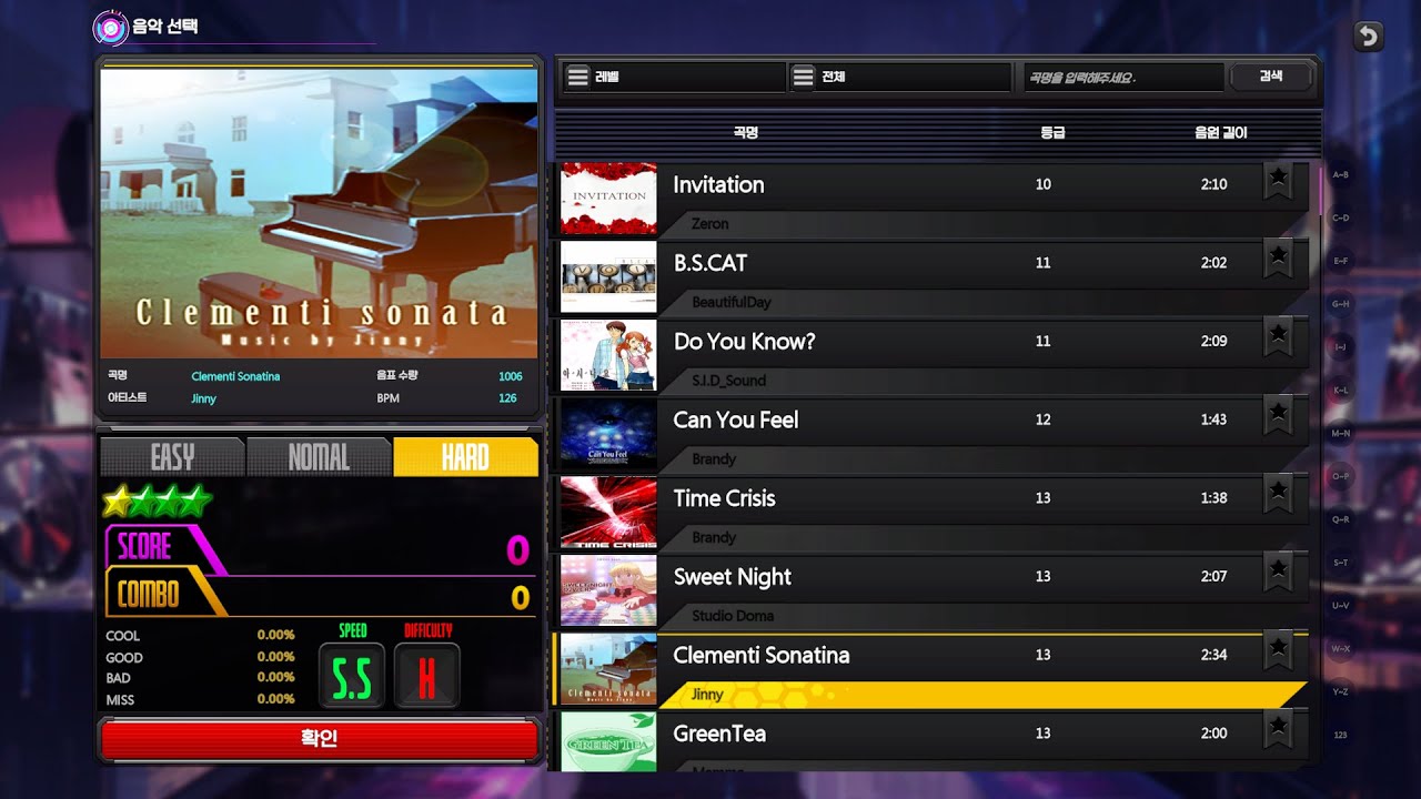 [O2JAM REMIX | 5K HD - Lv. 13] Clementi Sonatina