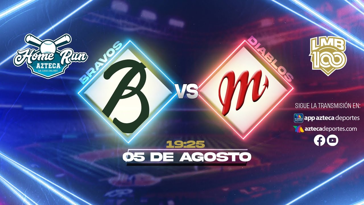 EN VIVO: Diablos Rojos del México vs Bravos de León | Home Run Azteca | LMB 2025 ⚾