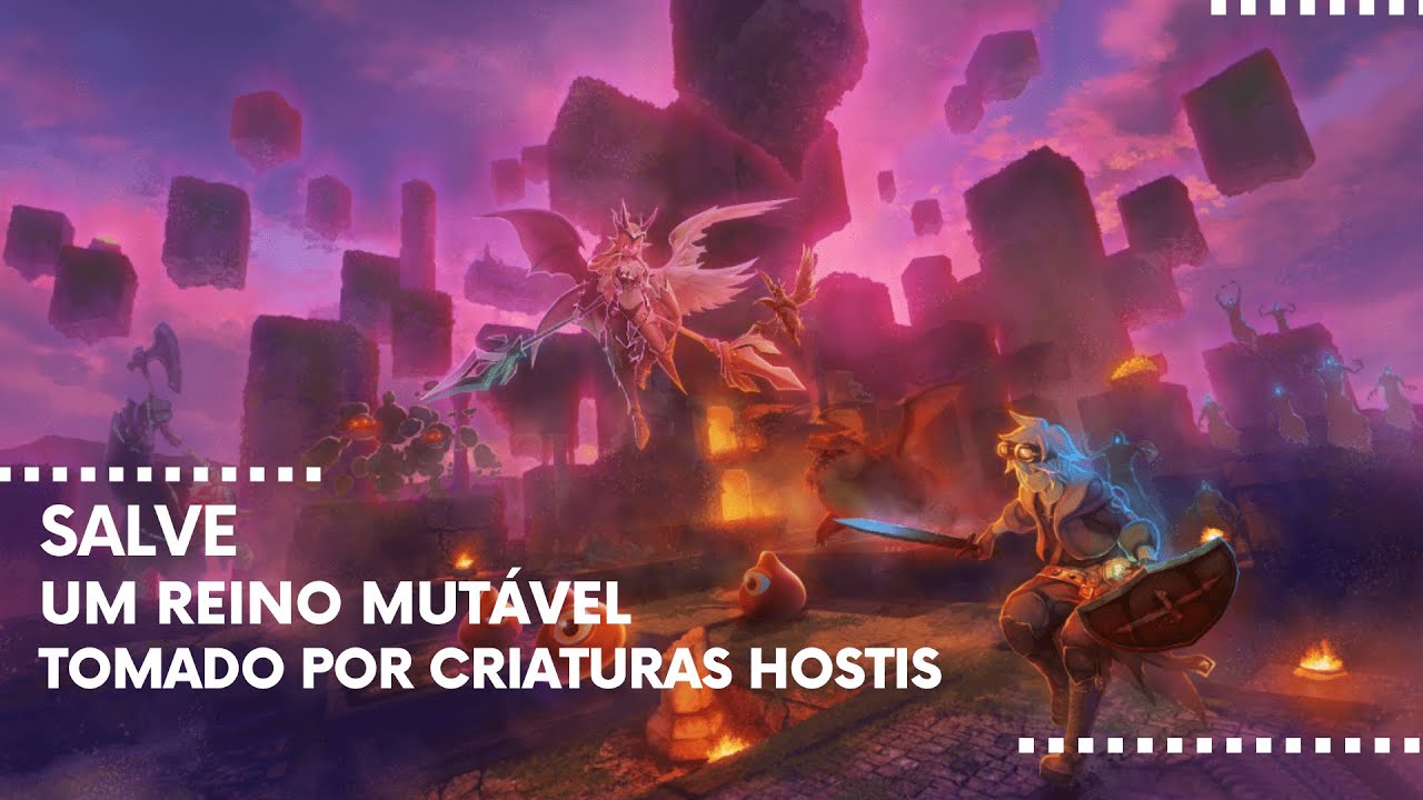 Mistrogue: Mist and the Living Dungeons - Salve um Reino Mutável Tomado por Criaturas Hostis