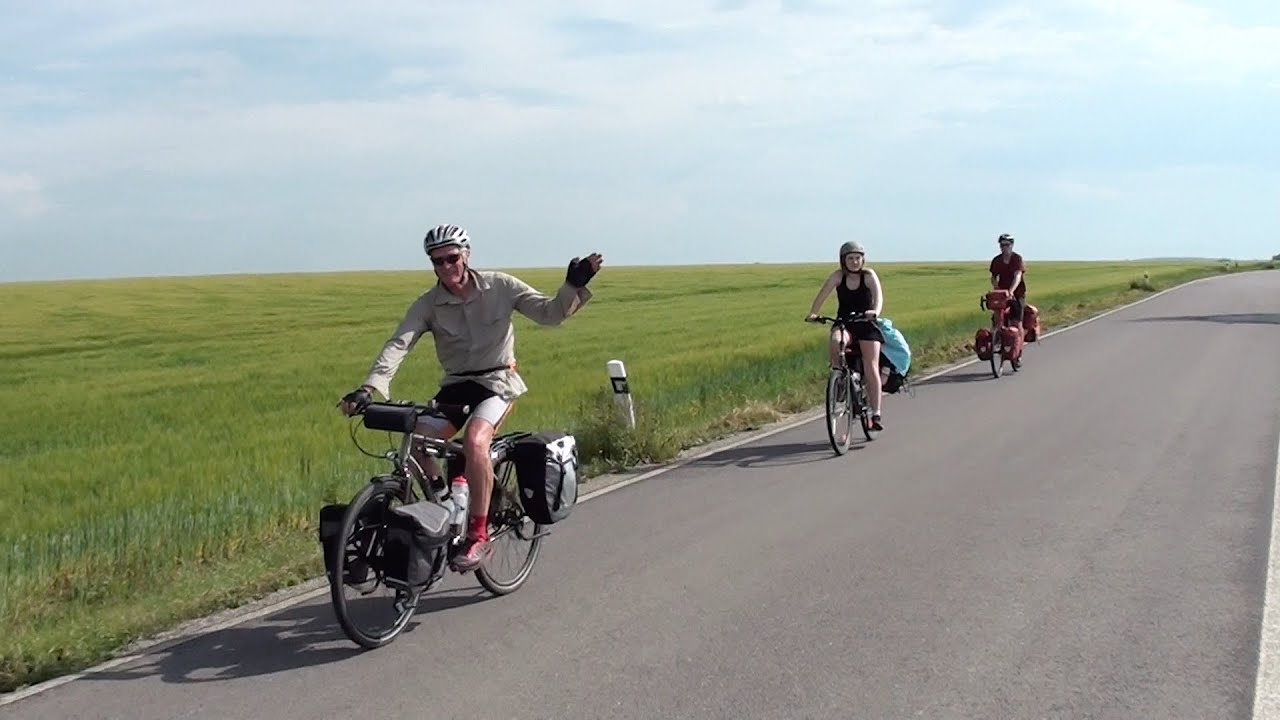 Bicycle Touring Prague-Vienna Day 4 - Taking shelter in an old WWII bunker