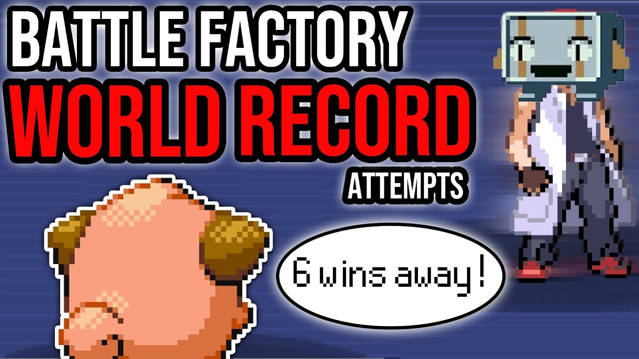 BATTLE FACTORY WORLD RECORD SHOWDOWN! Dave vs Wildcat! | Pokemon Emerald