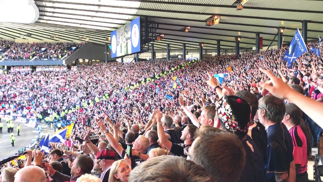 Scotland Vs England - National Anthems - Hampden Park 10/06/17