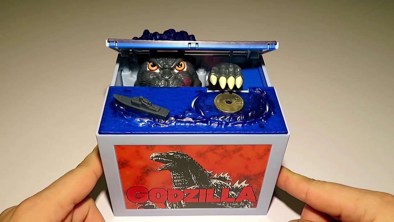 Godzilla Electronic Coin Bank - Light & Sounds Product Review