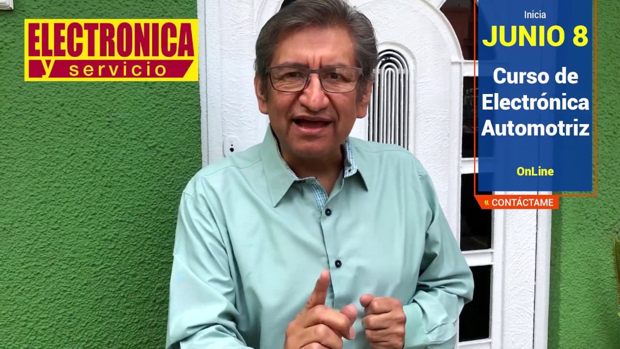 Invitación al curso de Electrónica Automotriz 8 de Junio 2020